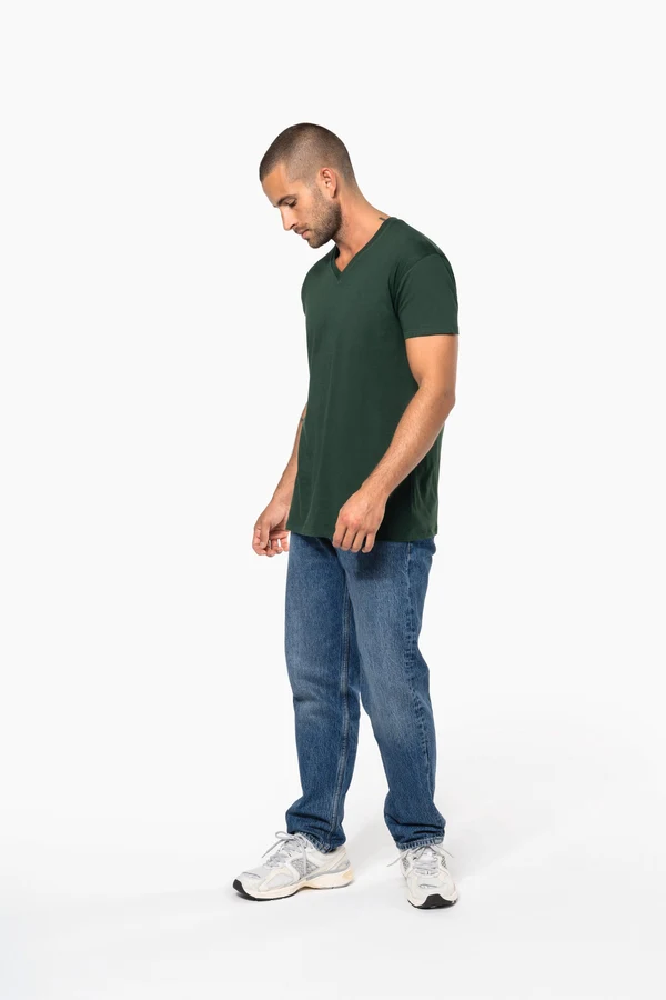Herren-T-Shirt Bio 150 IC mit V-Ausschnitt