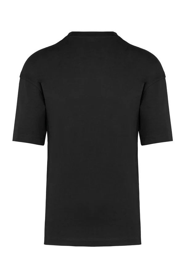 T-Shirt mit kurzen Ärmeln, Unisex, Oversize Black