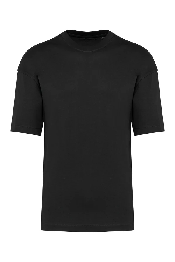 T-Shirt mit kurzen Ärmeln, Unisex, Oversize Black