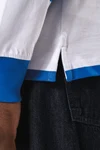 Gestreiftes Polohemd mit langen Ärmeln, Unisex