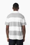Gestreiftes Polohemd mit kurzen Ärmeln, Unisex