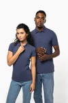 Kurzarm-Polohemd für Damen. Aus Baumwollpiqué
