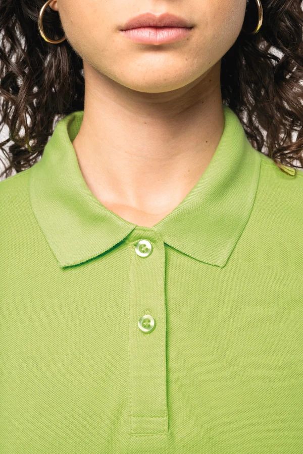Damen Poloshirt aus Baumwollpiqué