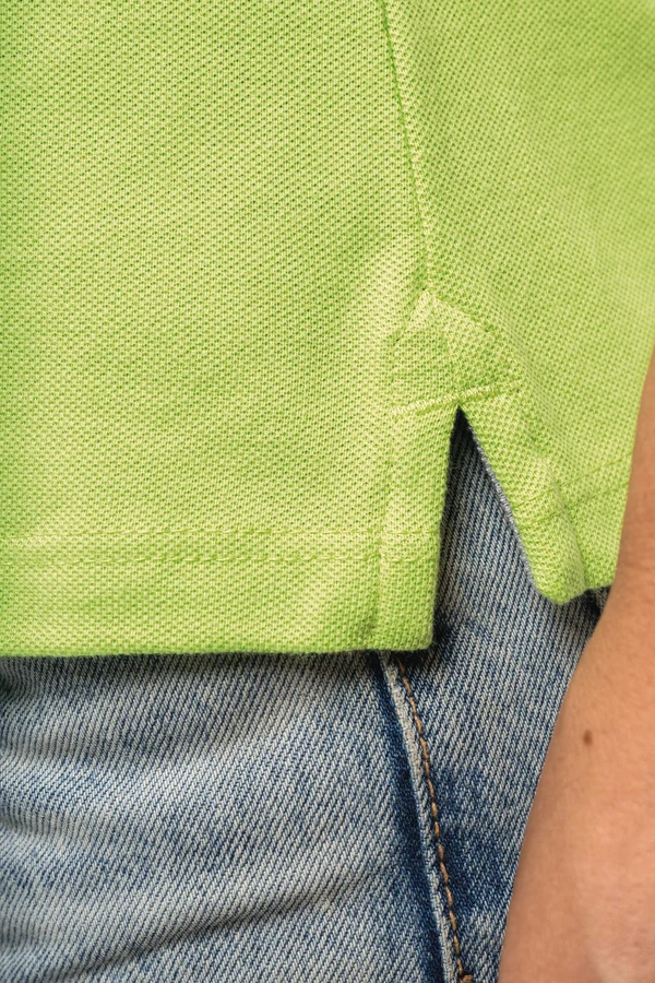 Damen Poloshirt aus Baumwollpiqué