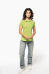 Damen Poloshirt aus Baumwollpiqué