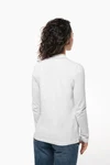 Damen Piqué Poloshirt Langarm
