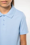 Kinder Kurzarm Poloshirt aus Baumwollpiqué