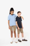 Kinder Kurzarm Poloshirt aus Baumwollpiqué