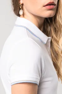 Damen Piqué Poloshirt Kurzarm