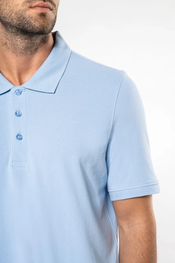 Herren Kurzarm Poloshirt aus Baumwollpiqué