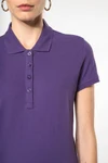 Dammen Kurzam Poloshirt aus Baumwollpiqué