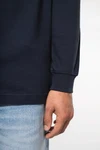 Herren Langarm-Polohemd. Baumwollpiqué