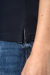 Zweifarbiges Piqué-Polohemd für Damen