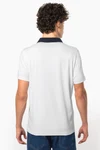 Zweifarbiges Jersey-Polohemd für Herren