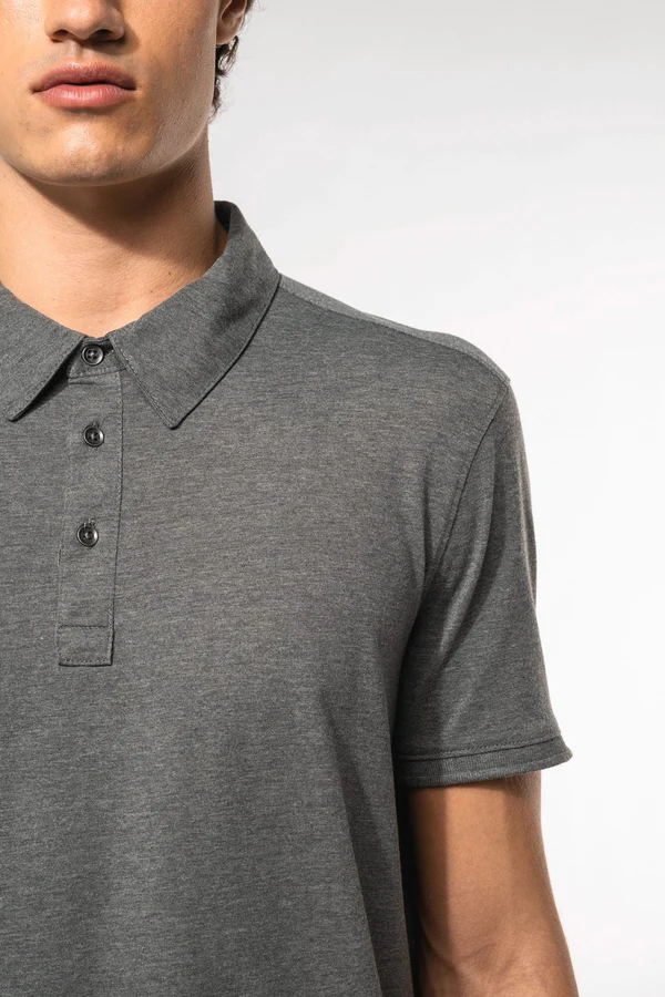 Jersey-Kurzarm-Polohemd für Herren