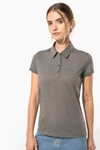 Jersey-Kurzarm-Polohemd für Damen