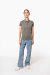 Jersey-Kurzarm-Polohemd für Damen