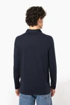Langarm-Polohemd für Herren aus Jersey