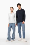 Langarm-Polohemd für Damen aus Jersey