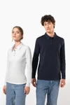 Langarm-Polohemd für Damen aus Jersey