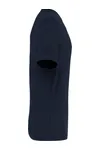 Herren-T-Shirt Supima® mit V-Ausschnitt und kurzen Ärmeln Navy