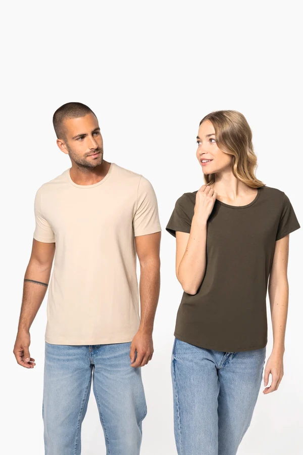 Kurzarm-T-Shirt mit Rundhalsausschnitt