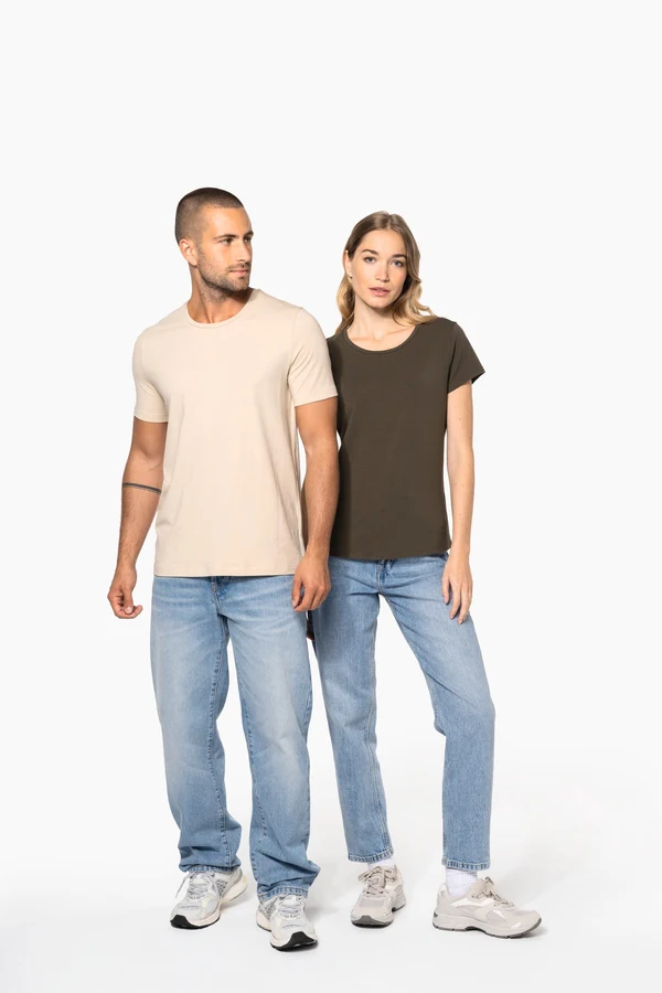 Kurzarm-T-Shirt mit Rundhalsausschnitt
