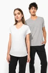 Kurzarm-Damen-T-Shirt mit V-Ausschnitt