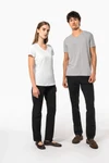 Kurzarm-Damen-T-Shirt mit V-Ausschnitt