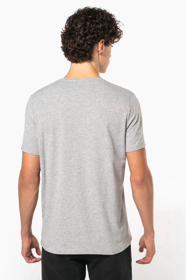 Kurzarm-T-Shirt mit V-Ausschnitt