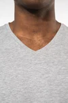 Kurzarm-T-Shirt mit V-Ausschnitt
