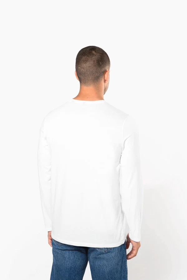 Langarm-T-Shirt mit Rundhalsausschnitt