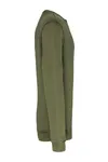 Sweatshirt mit Rundhalsausschnitt Washed Khaki