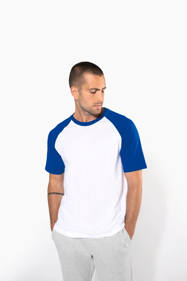 Baseball-Shirt, zweifarbig