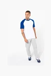Baseball-Shirt, zweifarbig