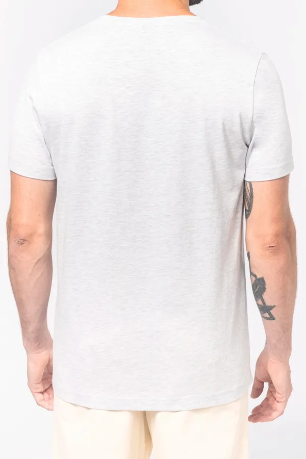 Men's short-sleeved V-neck T-shirt