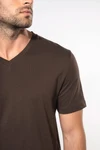 Herren-T-Shirt V-Ausschnitt kurze Ärmel