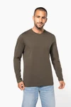 Herren Langarm-T-Shirt Rundhalsausschnitt