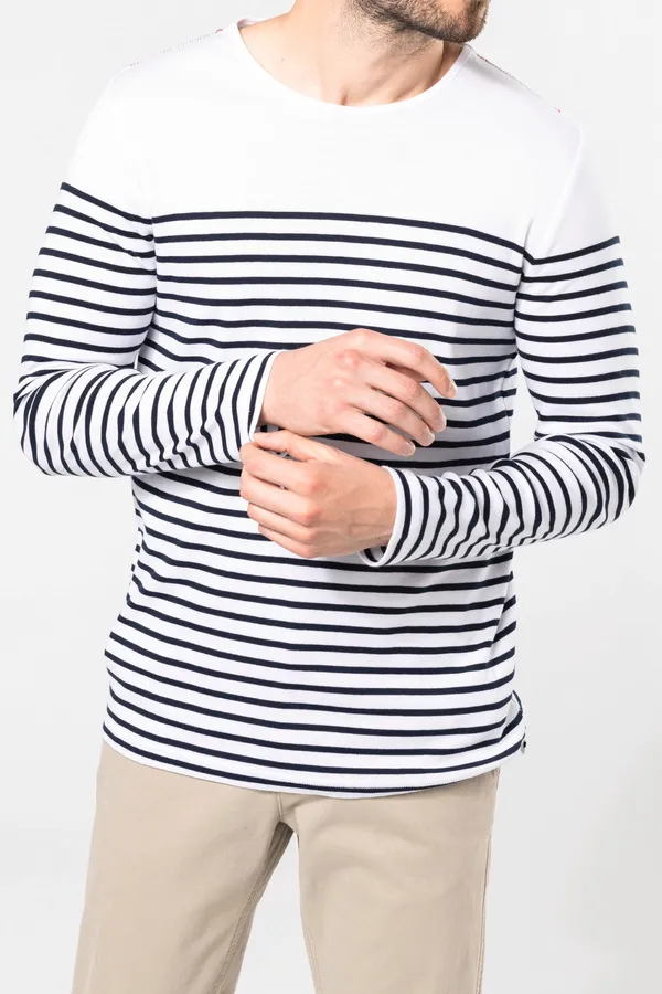 Herren-Marineshirt Langarm