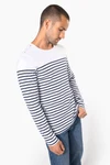 Herren-Marineshirt Langarm