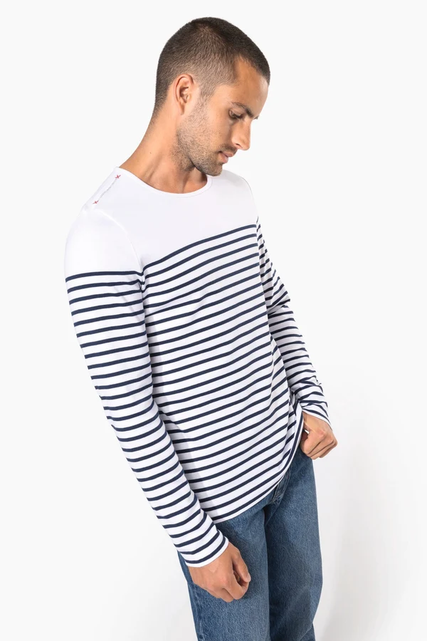 Herren-Marineshirt Langarm