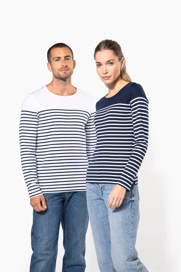 Herren-Marineshirt Langarm