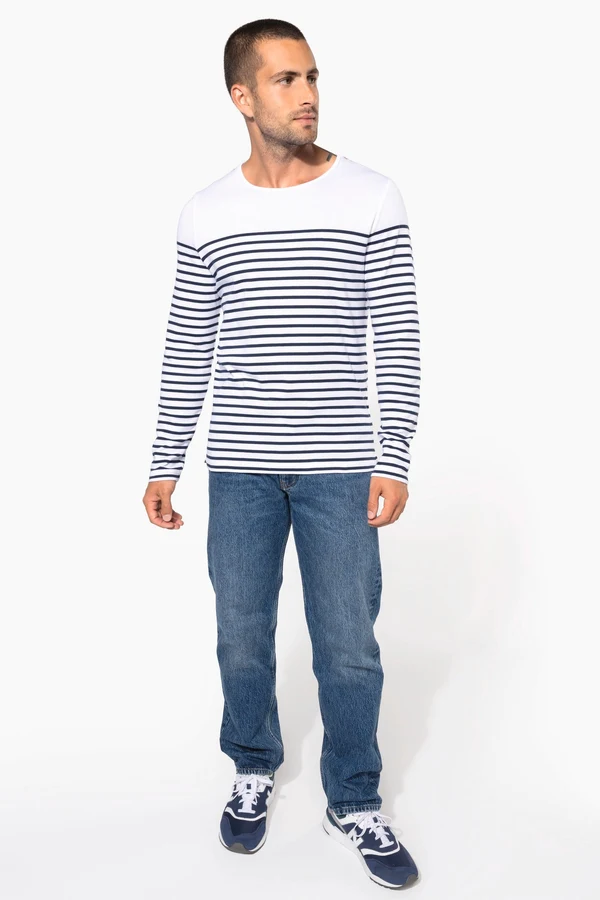 Herren-Marineshirt Langarm