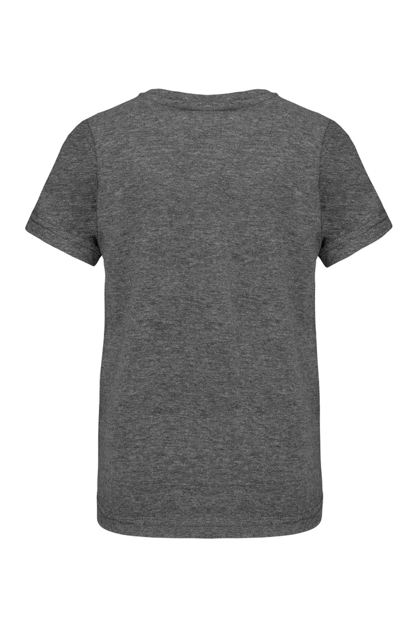 Kinder Kurzarm-T-Shirt aus Bio-Baumwolle Grey Heather