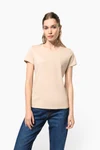 Damen-T-Shirt mit kurzen Ärmeln und Rundhalsausschnitt