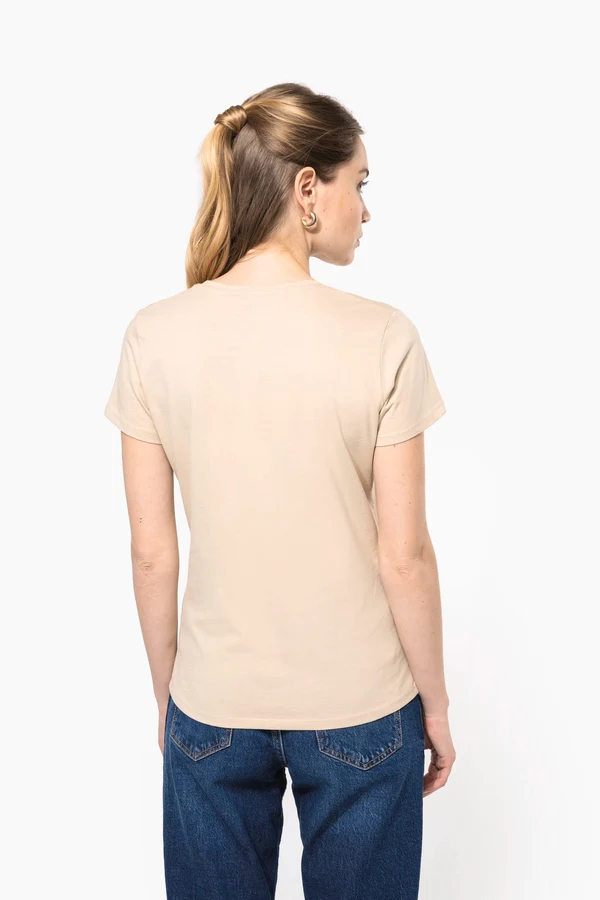 Damen-T-Shirt mit kurzen Ärmeln und Rundhalsausschnitt
