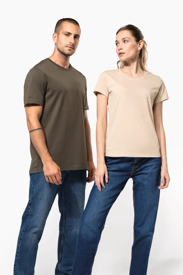 Damen-T-Shirt mit kurzen Ärmeln und Rundhalsausschnitt