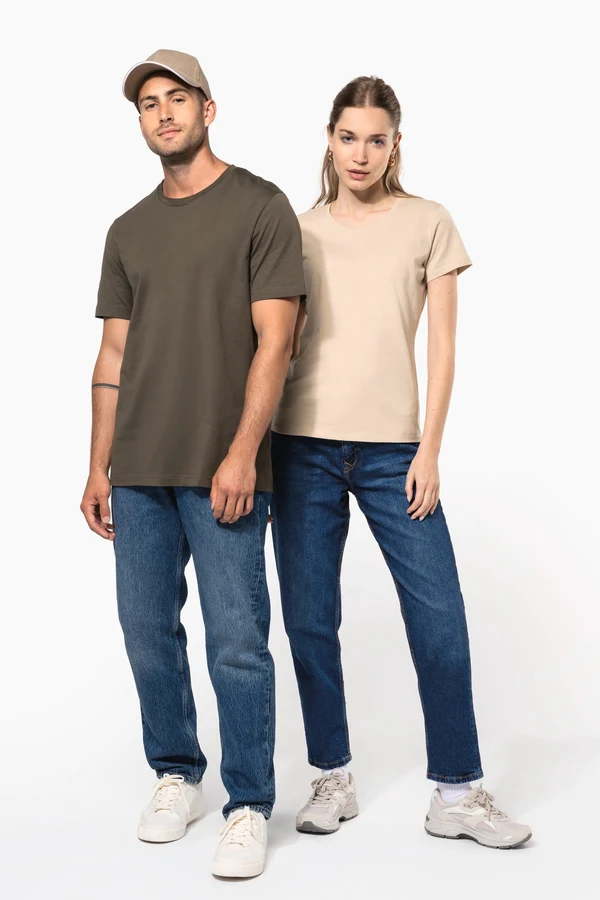 Damen-T-Shirt mit kurzen Ärmeln und Rundhalsausschnitt