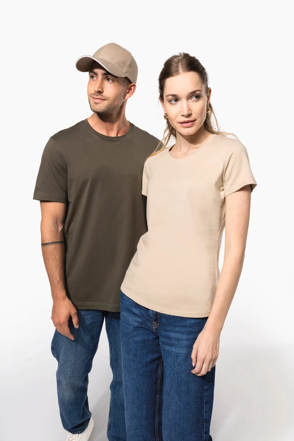 Damen-T-Shirt mit kurzen Ärmeln und Rundhalsausschnitt