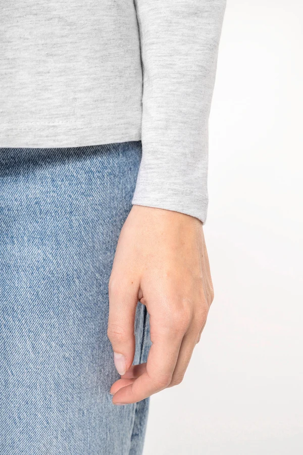 Damen-Langarmshirt mit Rundhalsausschnitt